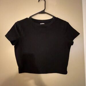 Wild Fable Black Crop Top